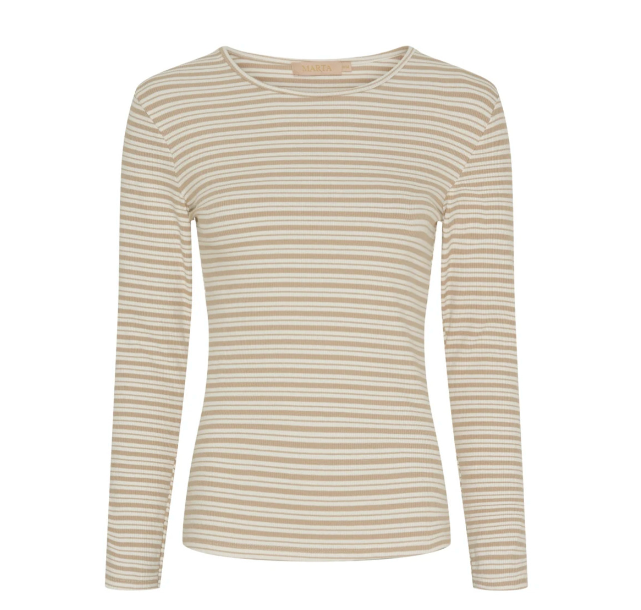 Blus Christel randig - Beige / Cream