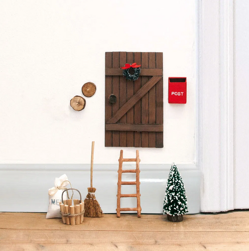 Tomtedörr med tillbehör - 9 delar