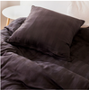 Bambu satin sängset, brun, 140x200 - 63x60