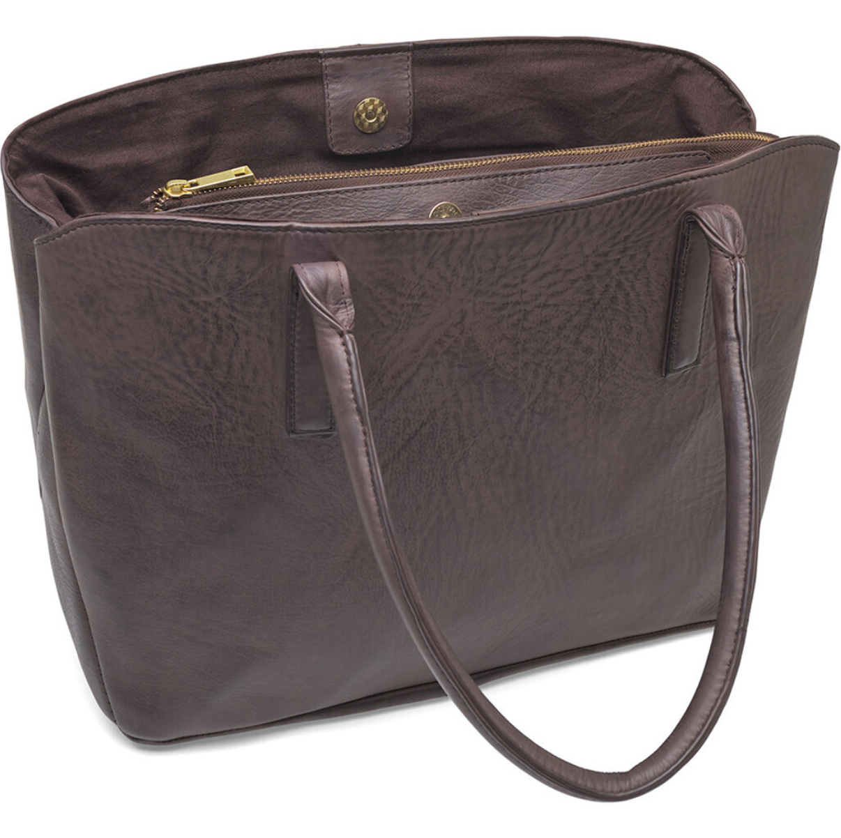 Arbetsväska / shopper Brown  – Soft leather