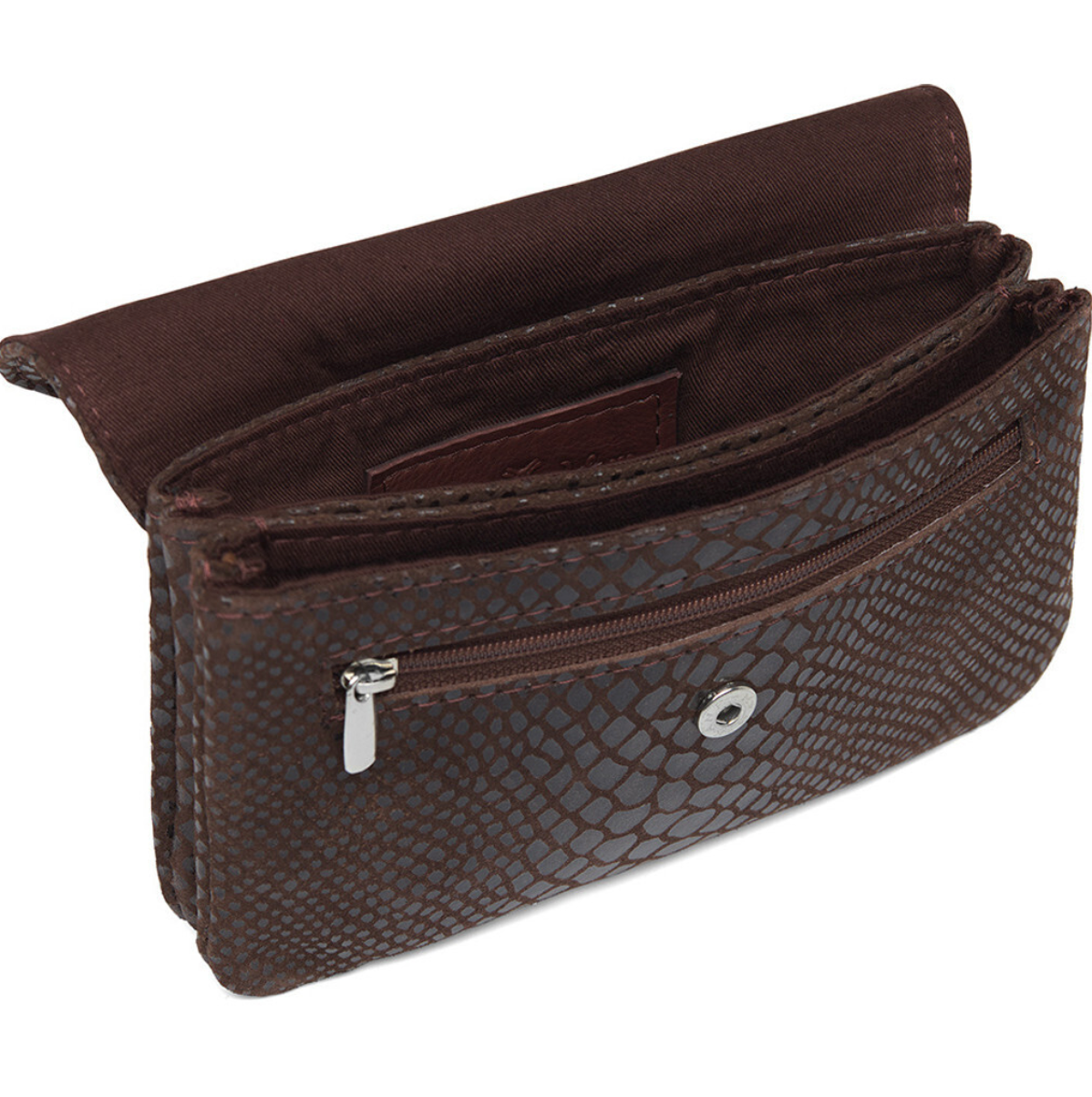Plånbok Aura Brown Croco