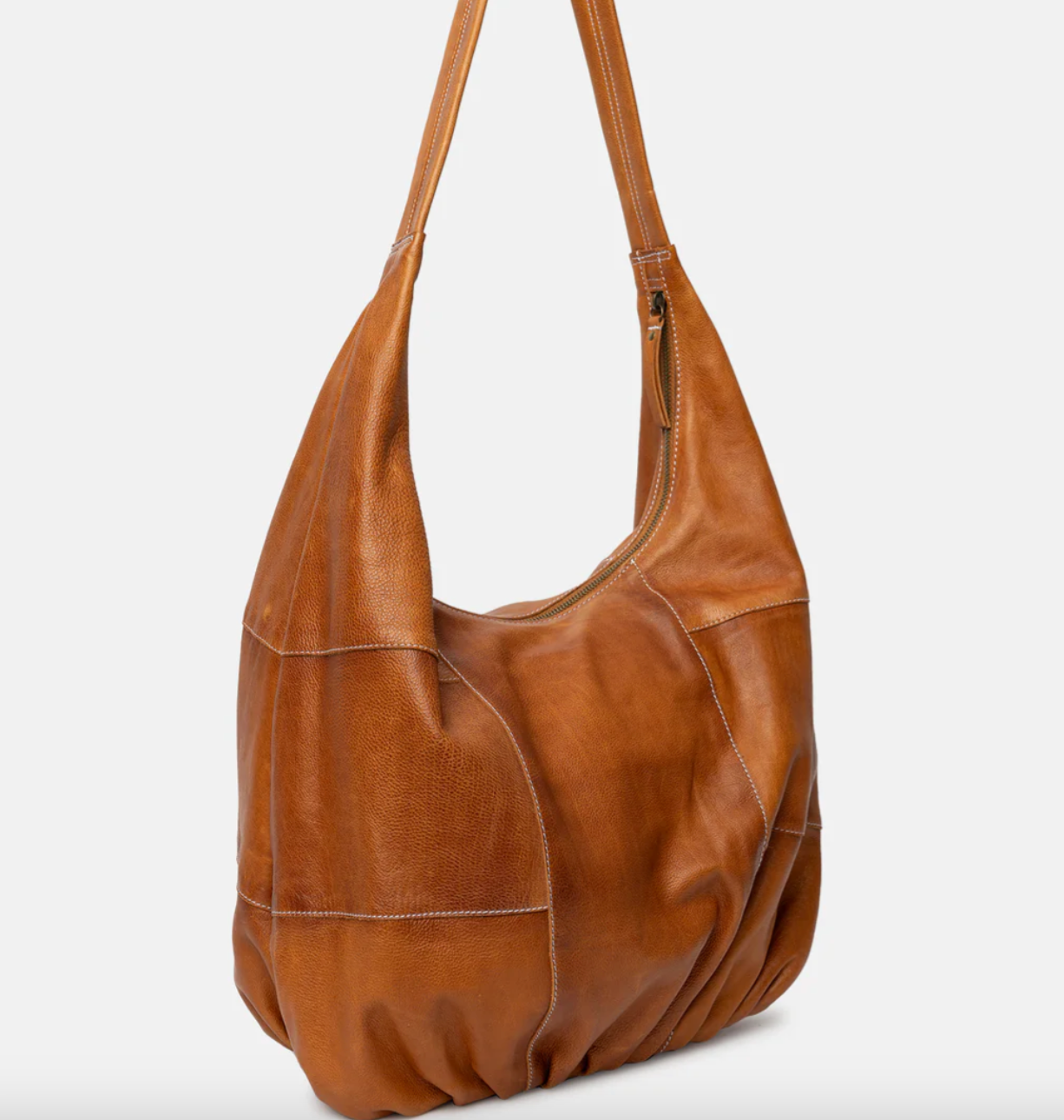 Axelväska Big cognac
