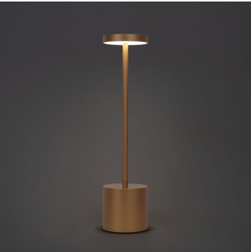 Touch bordslampa i guld