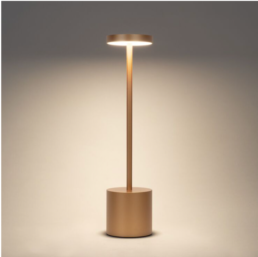 Touch bordslampa i guld