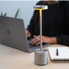 Touch bordslampa i silver