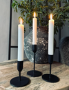Ljusstake set för stavljus – Black Mindy
