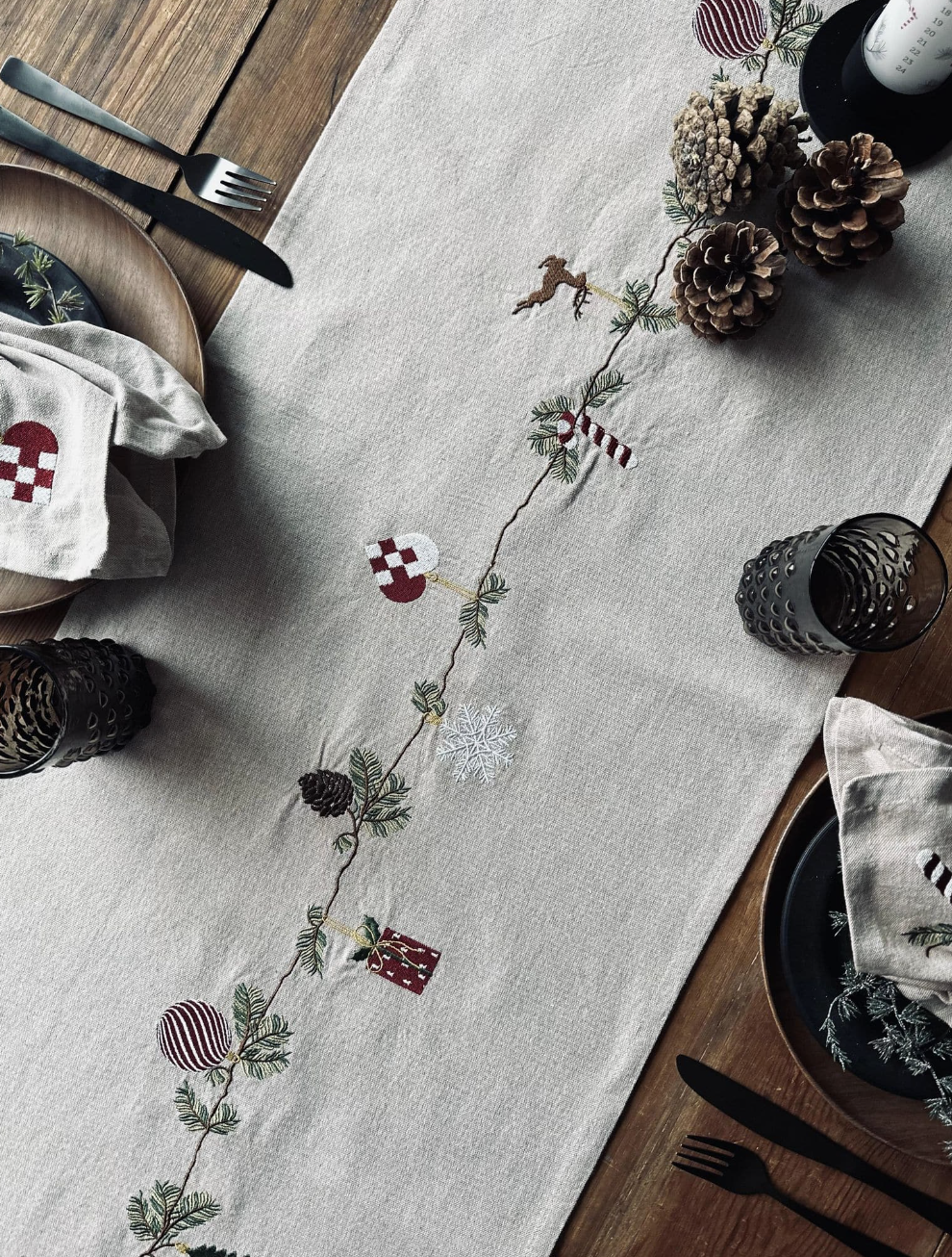 Bordslöpare Nostalgisk 40x240