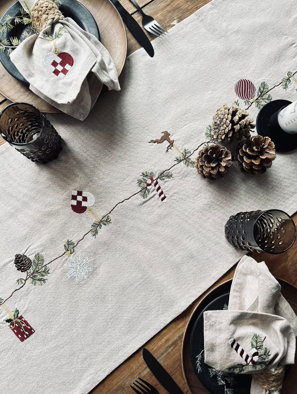 Bordslöpare Nostalgisk 40x240