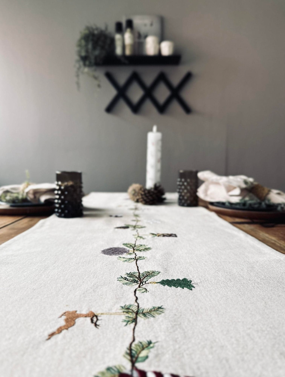 Bordslöpare Nostalgisk 40x240