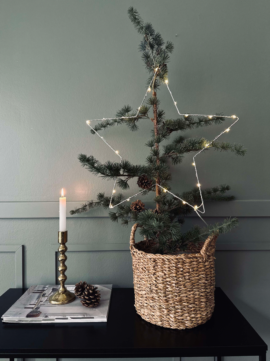 LED Stjärna Silver 30cm