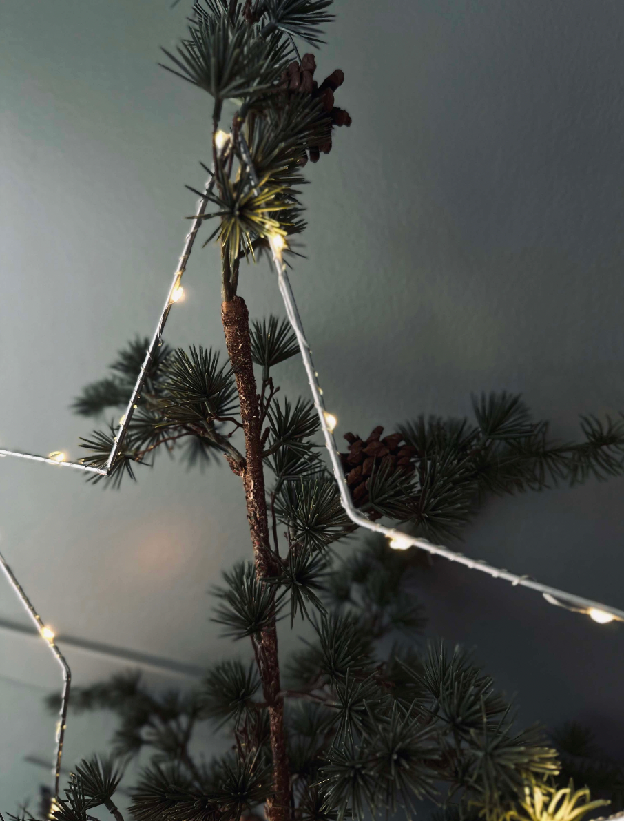 LED Stjärna Silver 30cm
