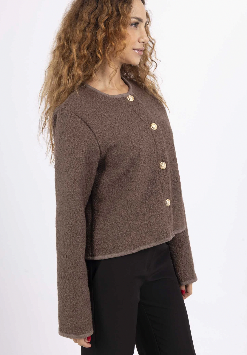 Chokladfärgad Kofta