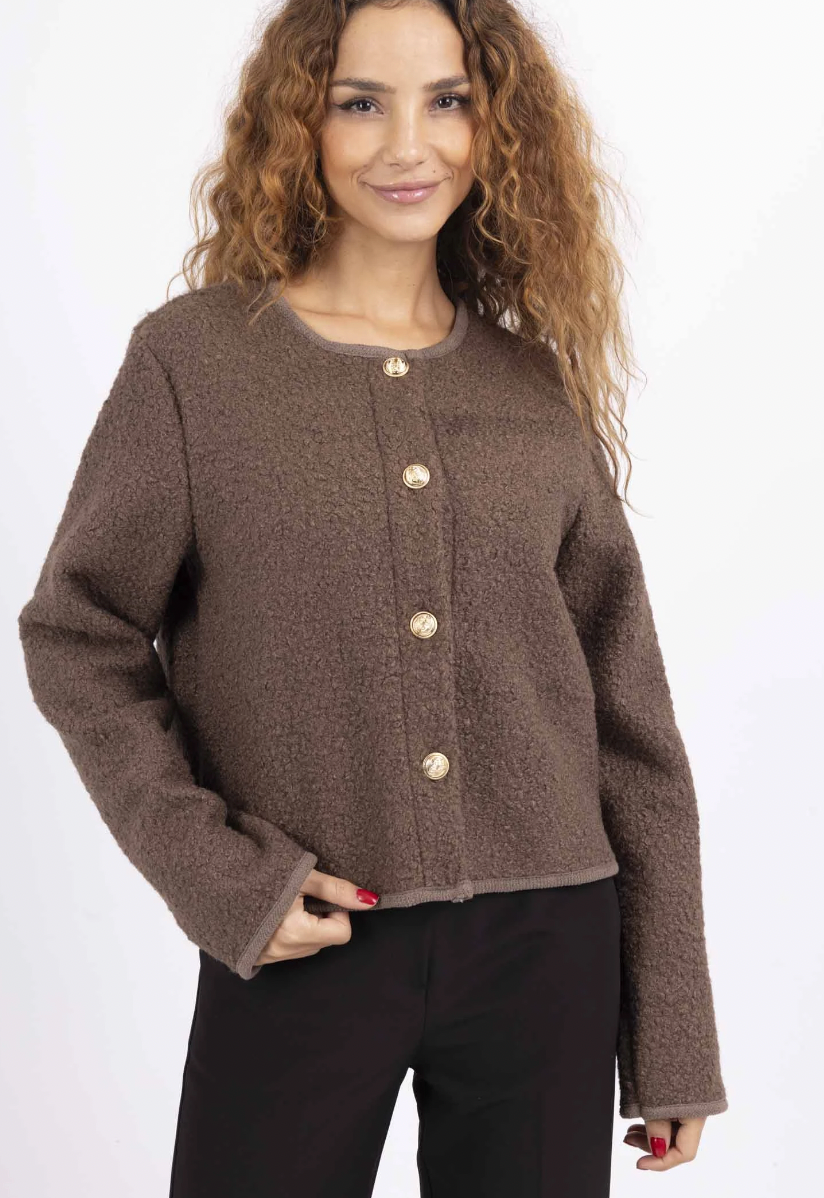 Chokladfärgad Kofta