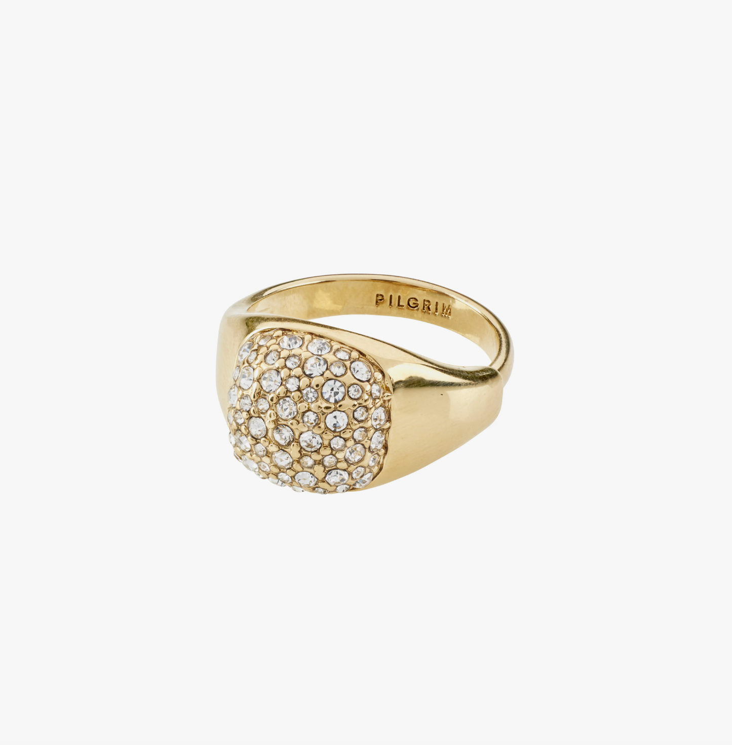 Ring CINDY kristall - Förgylld