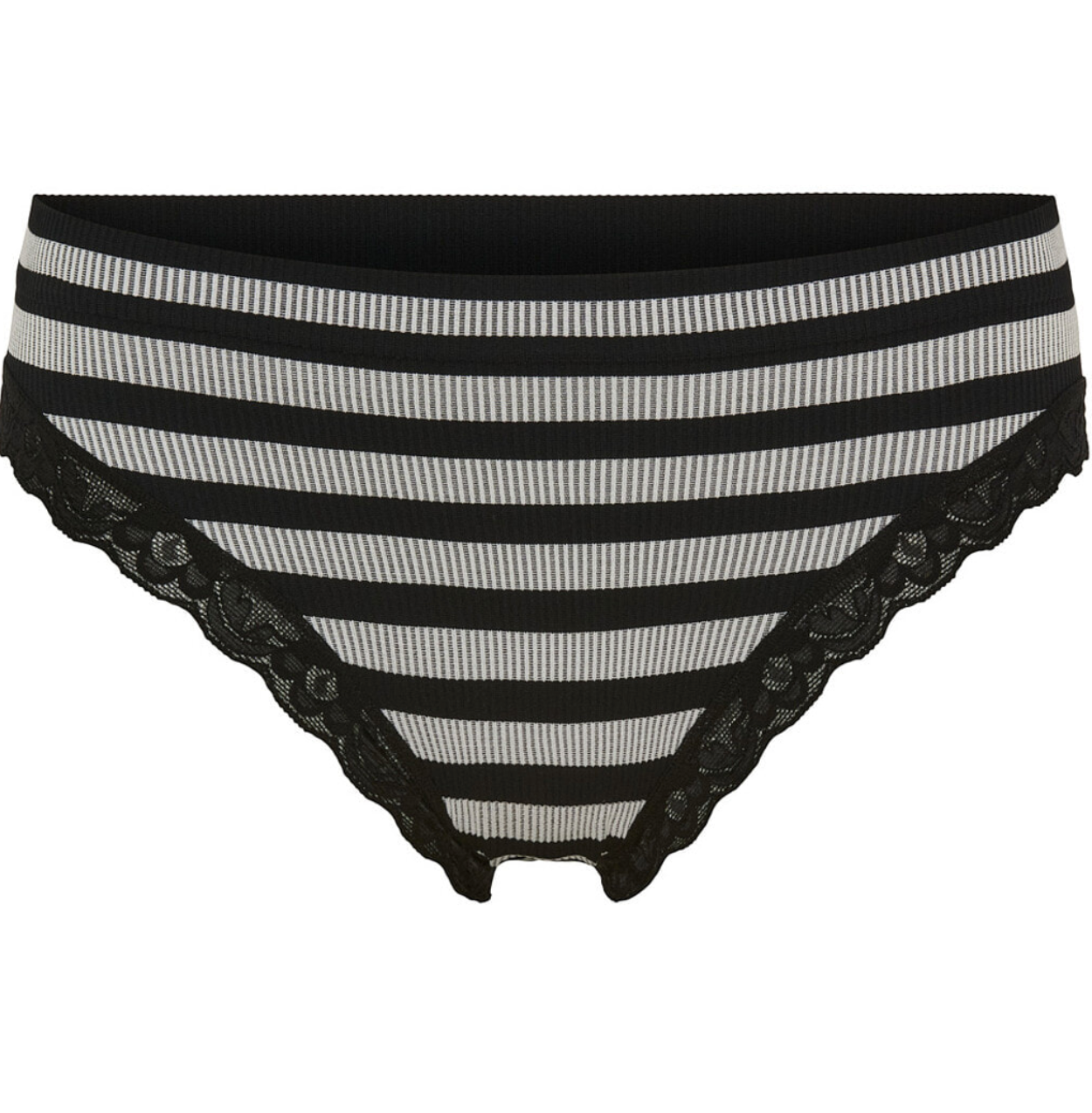 Trosor ISA randig ribb - Svart