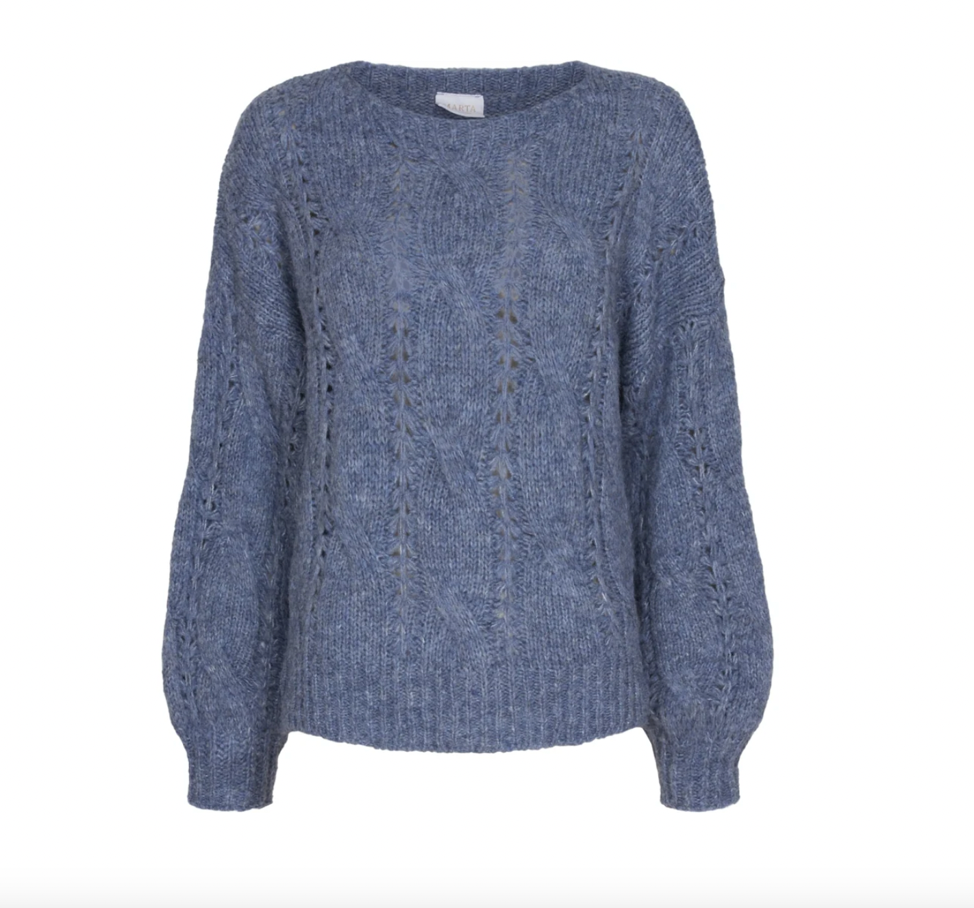 Stickad Nelly Jeans Blue
