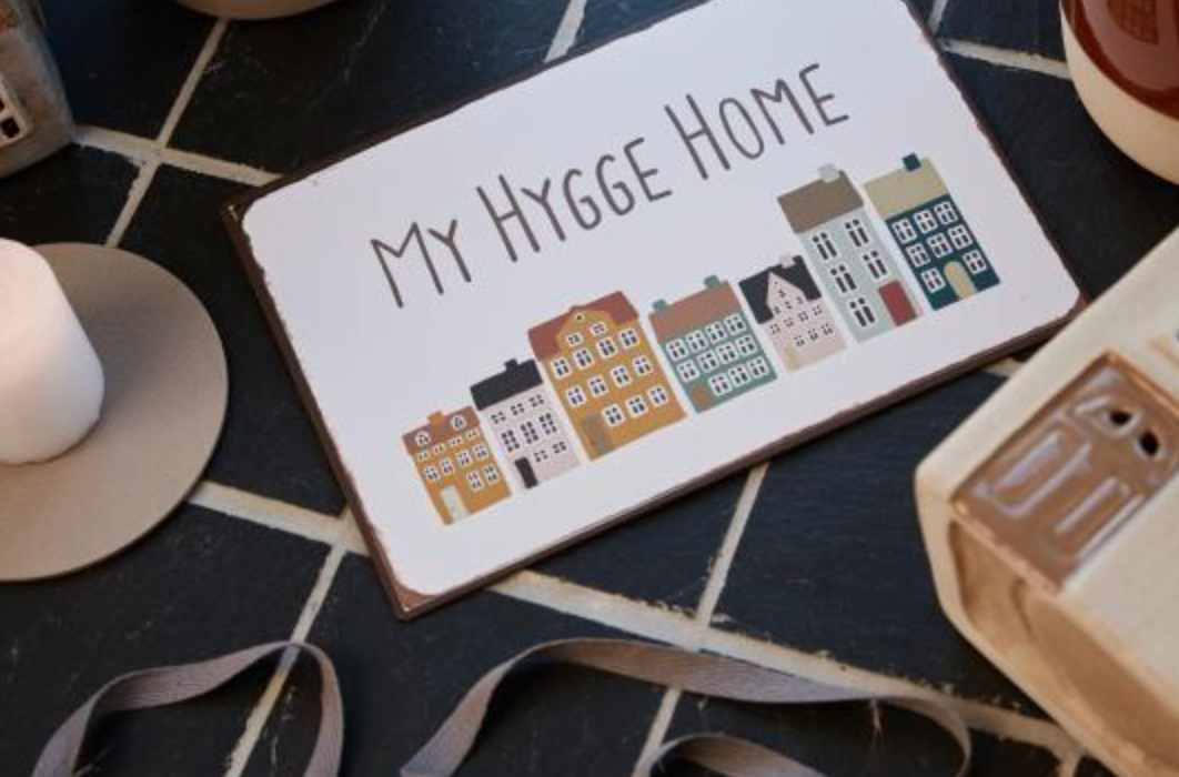 Skylt "HYGGE HOME"
