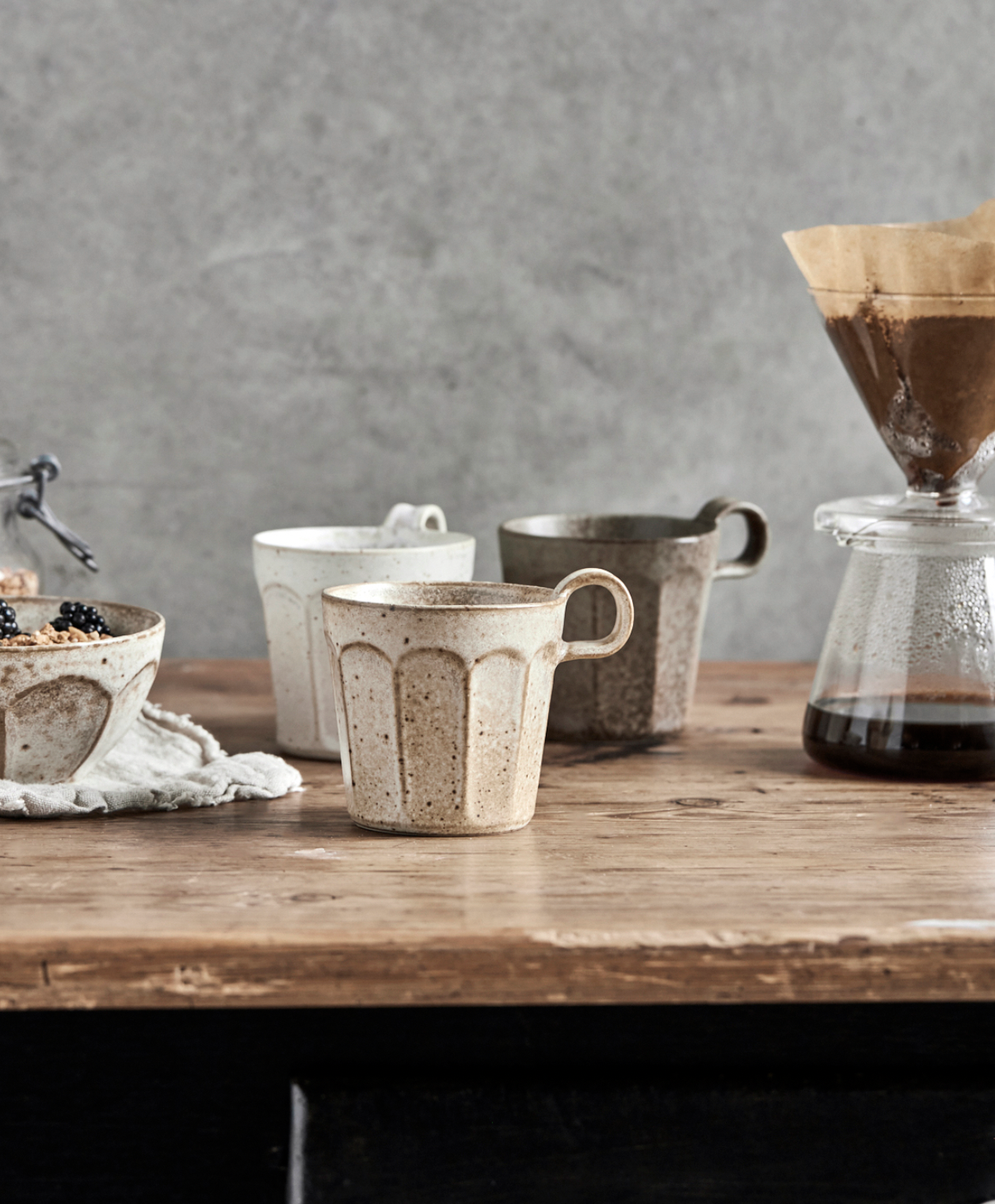 Mugg - Presentask med 3 st