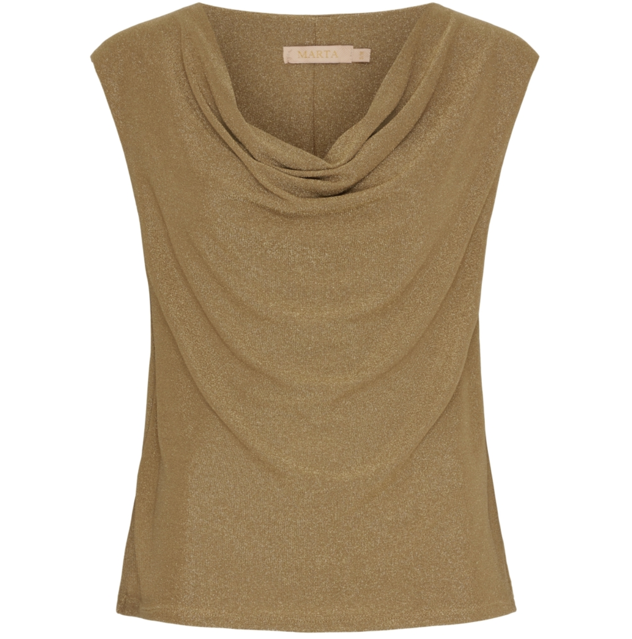 Blus med glitter - Guld