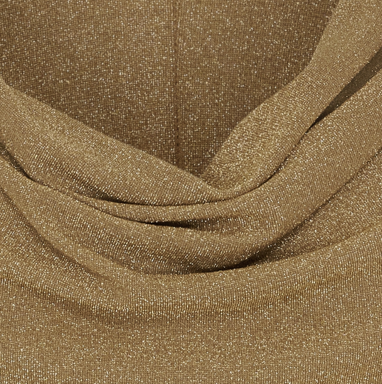 Blus med glitter - Guld