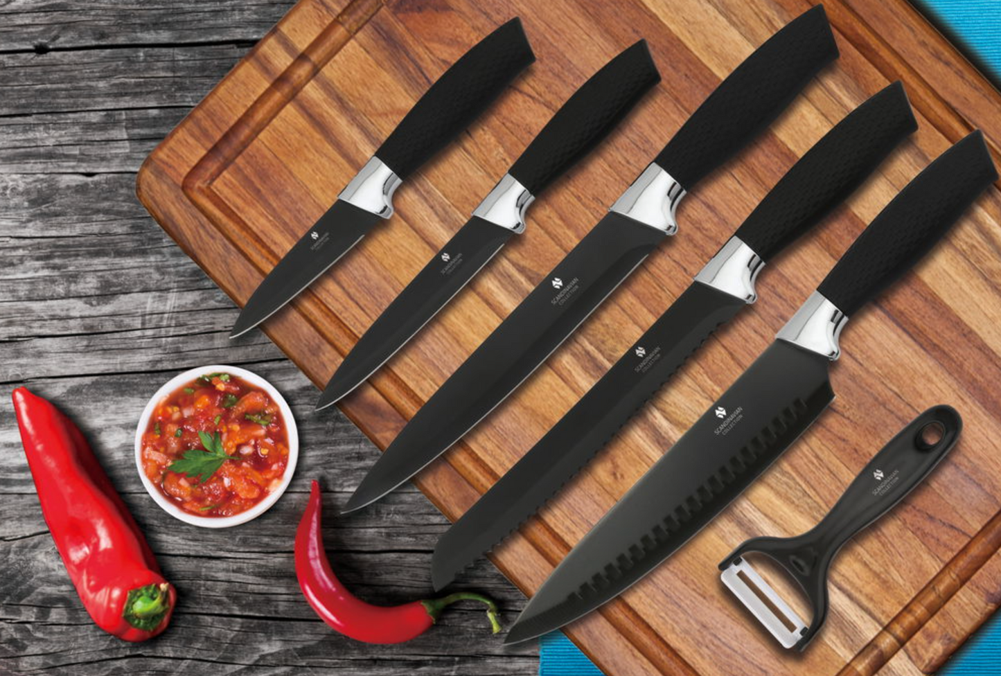 Knivset - 6-pack