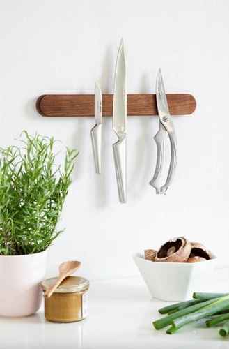 Magnetisk knivhållare - Valnöt