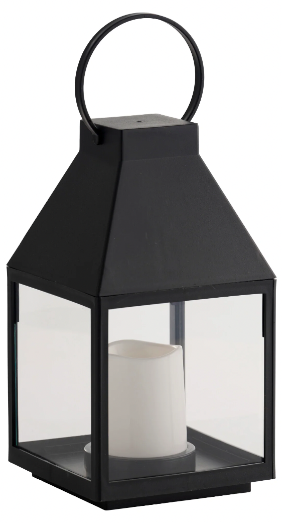 Lykta med LED-blockljus