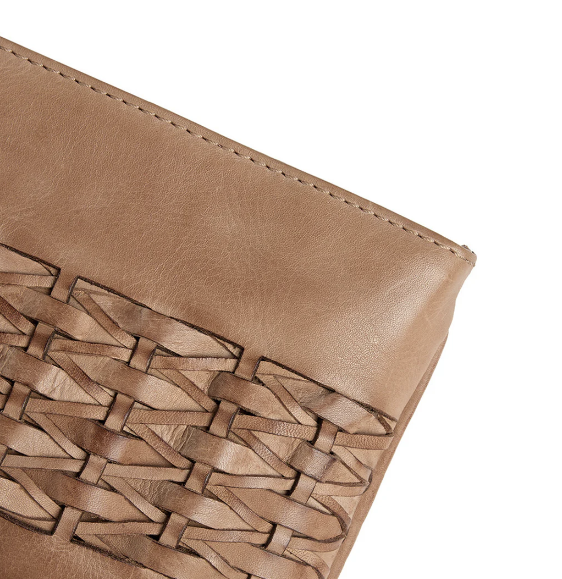 Lyxig Handgjord Aftonväska - Kamel