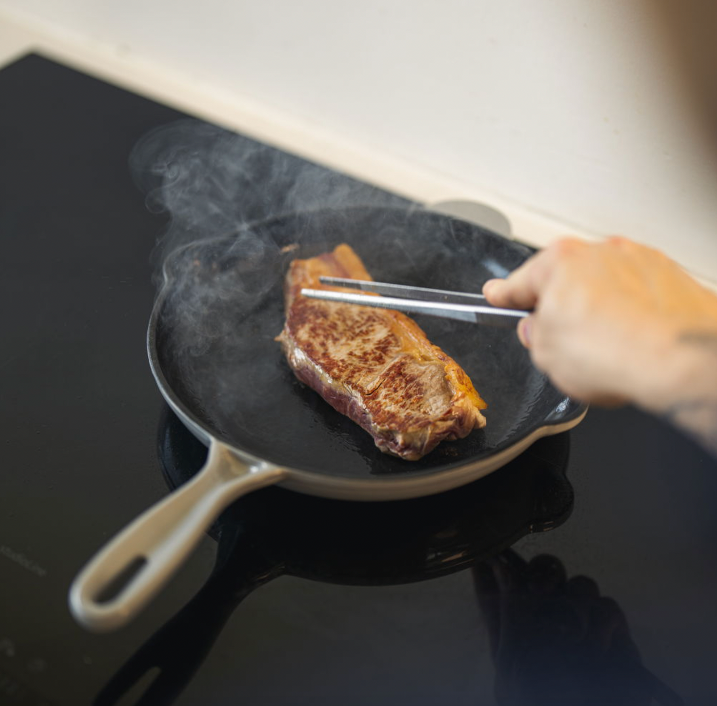 Emaljerad gjutjärn stekpanna Ø26cm