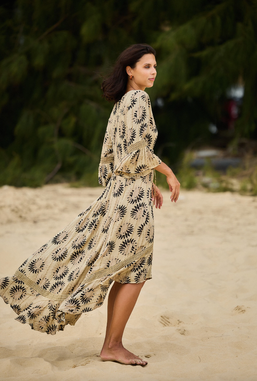 Klänning Boho Sand