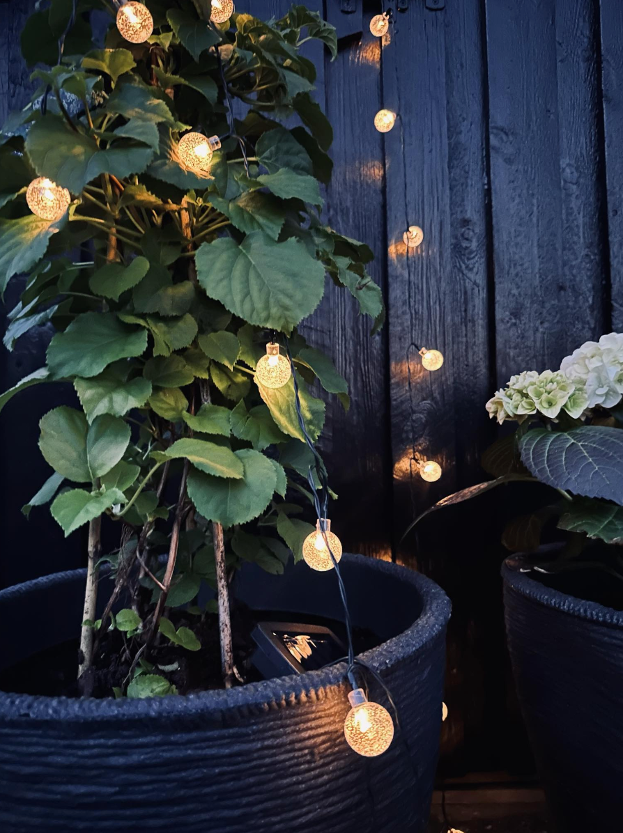 Ljusslinga Bella med 20 lampor – Solceller