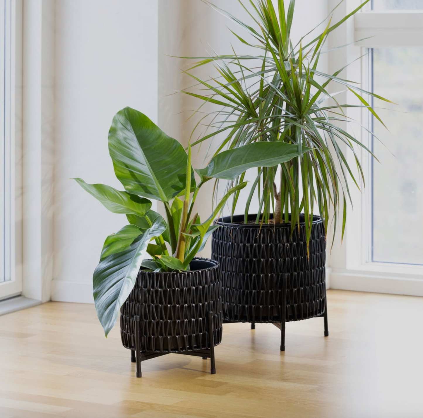 Planteringskorgar set med 2 st.