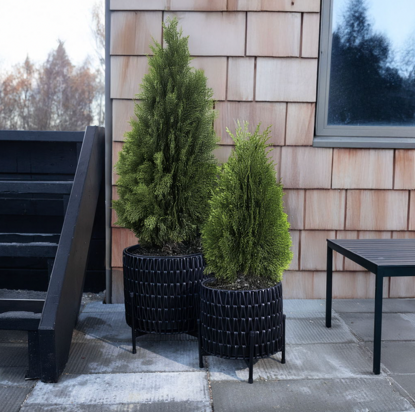 Planteringskorgar set med 2 st.