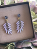Örhängen Feather - Lavendel