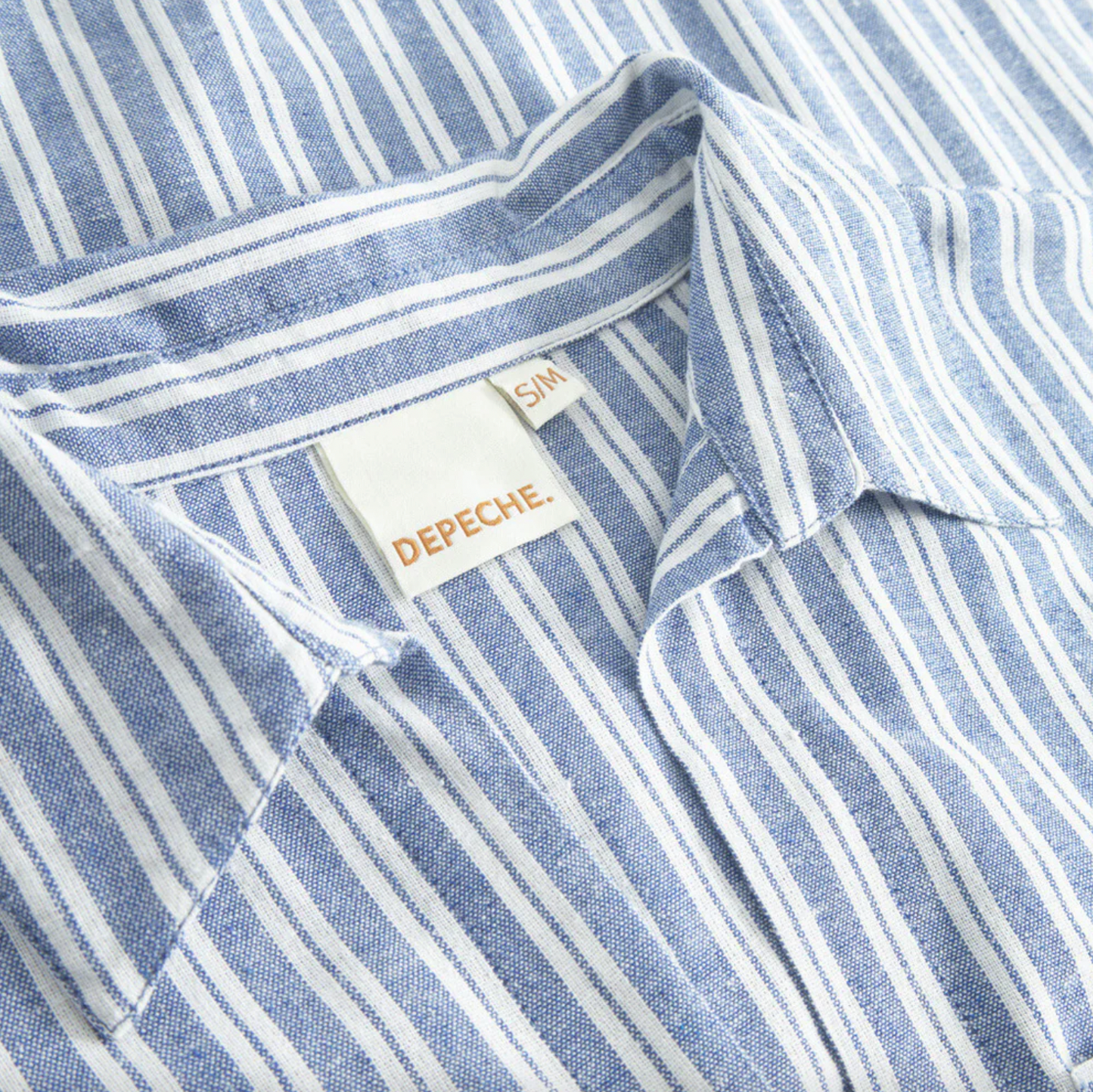 Skjortklänning Sommar randig bomull