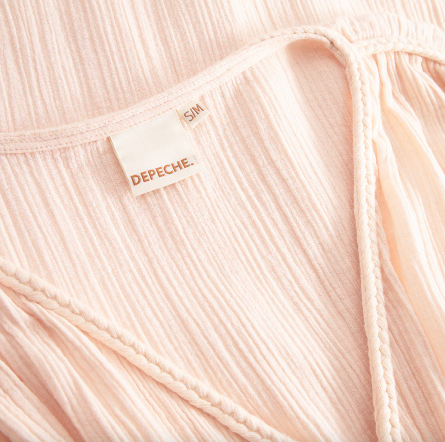 Sommarklänning - Mjuk persika