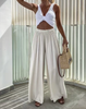 Byxor Viscose beige