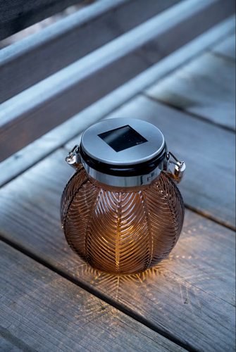 Solcellslykta – Nancy brun