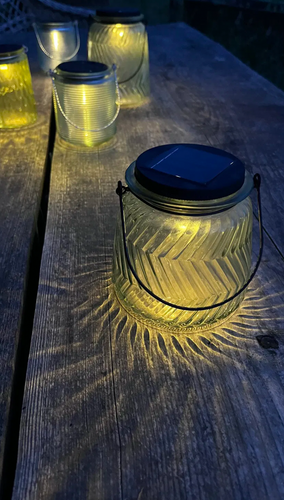 Solcellslykta – Fiona grön