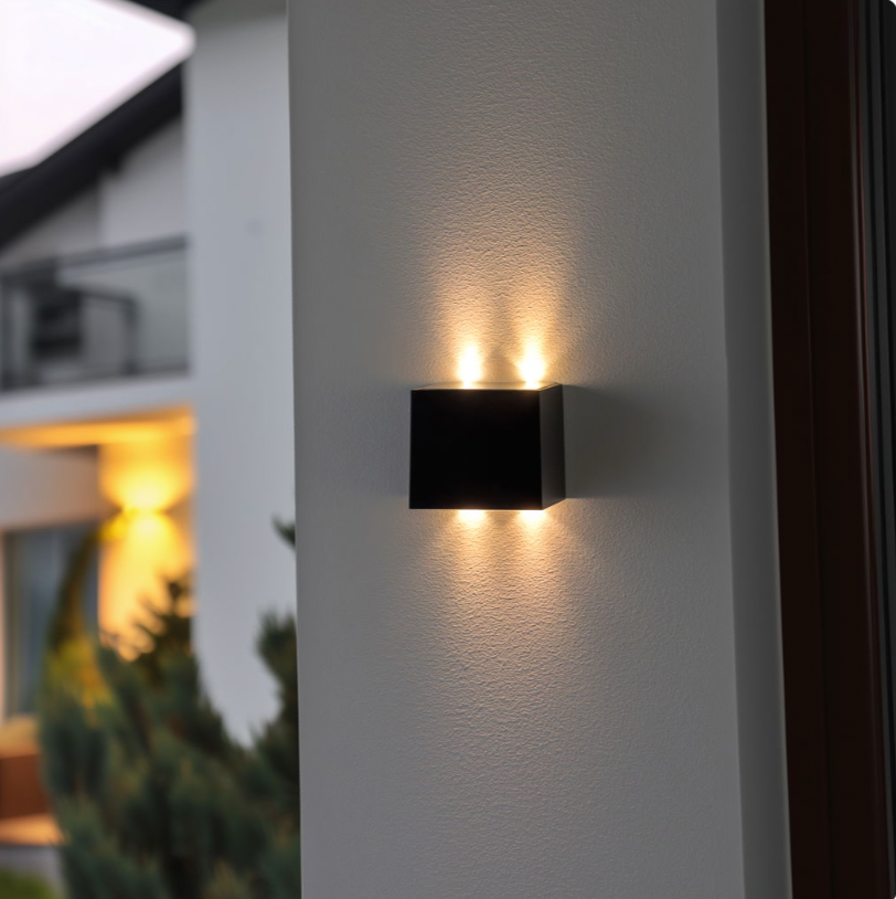 Cube up and down solarlampa - 2 st