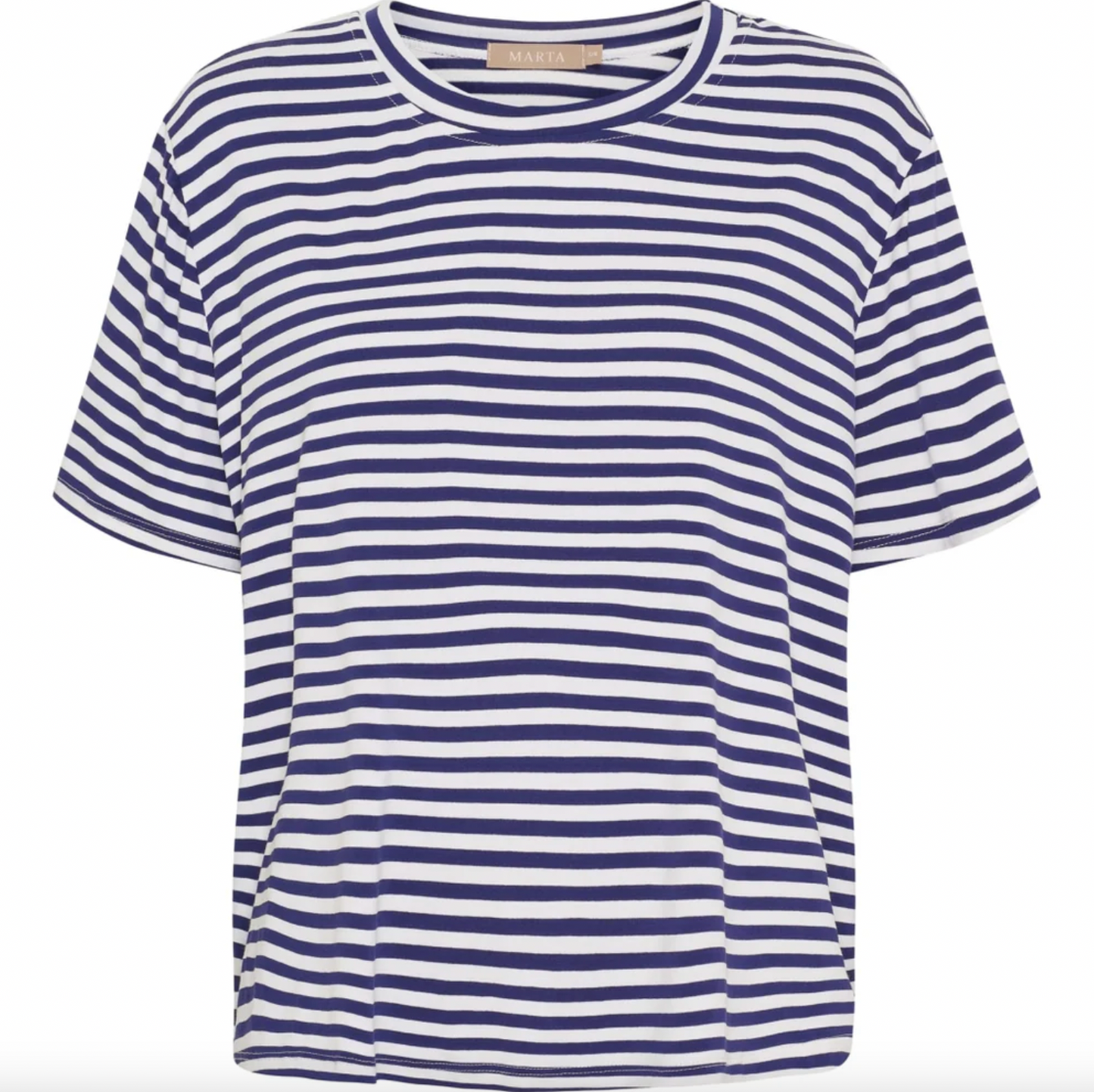 T-shirt Marinrandig