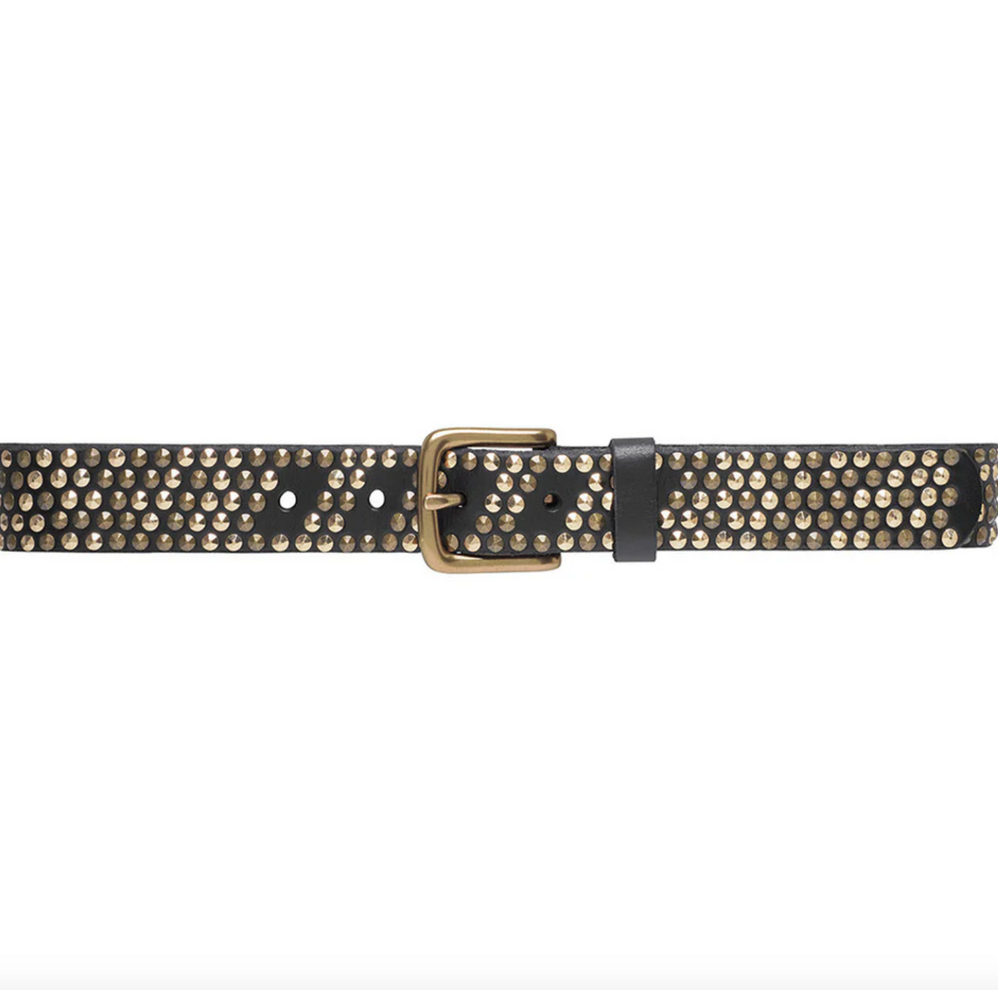 Jeansbälte med nitar - Svart / guld