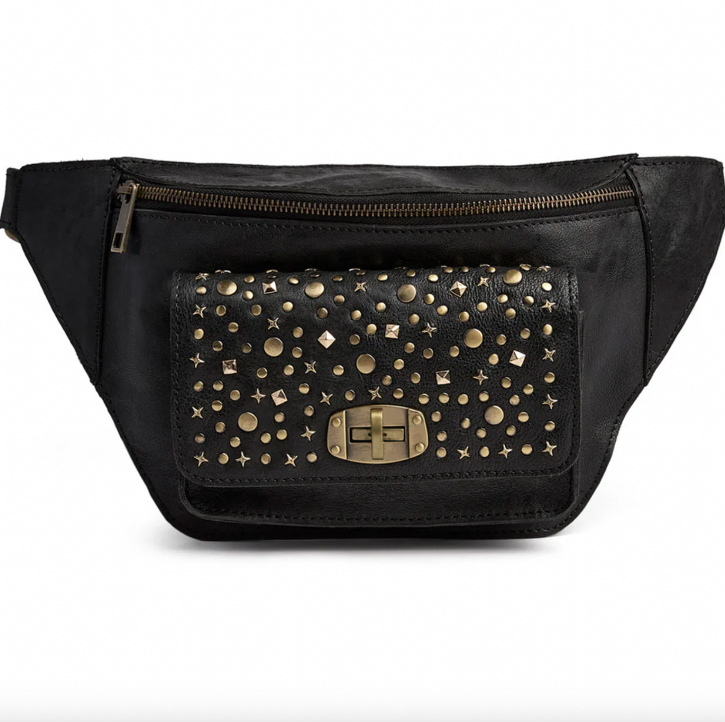 Bumbag med nitar - Black
