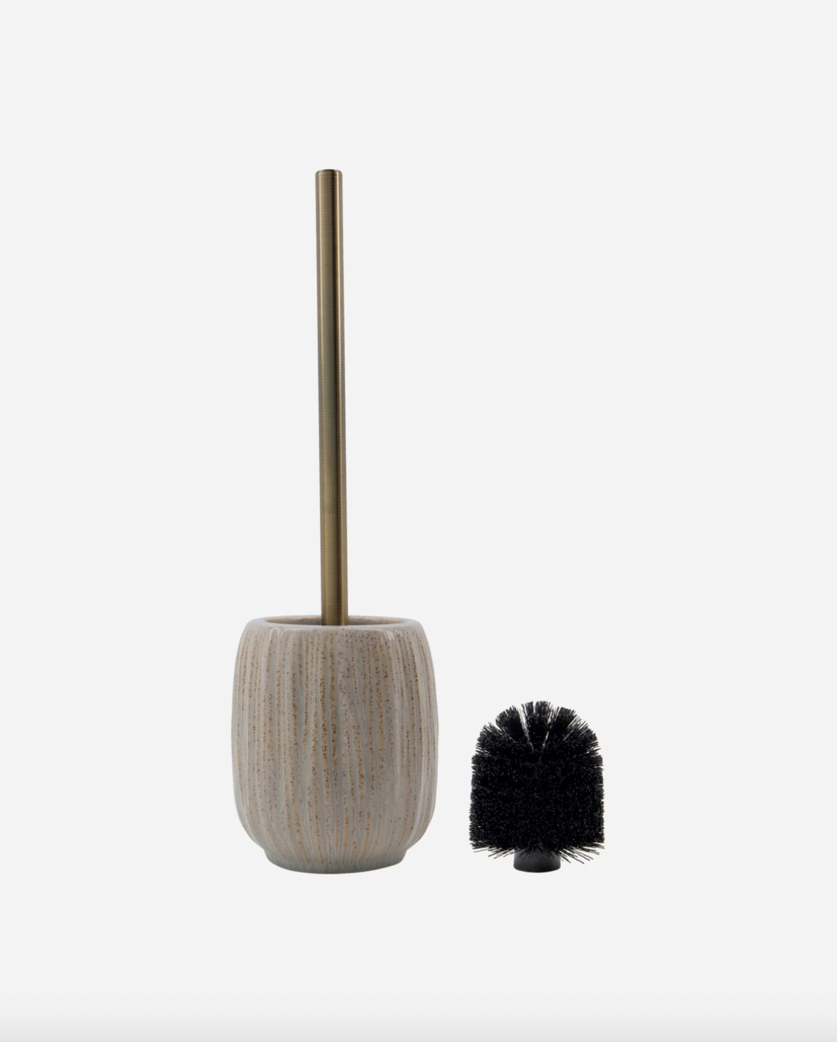 Toalettborste - Gyllene finish
