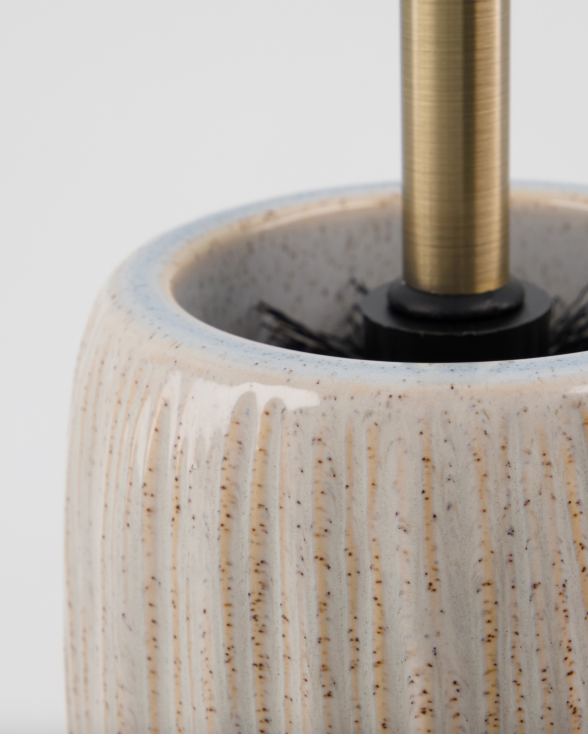 Toalettborste - Gyllene finish