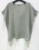 T-shirt Cozy linmix - Kaki