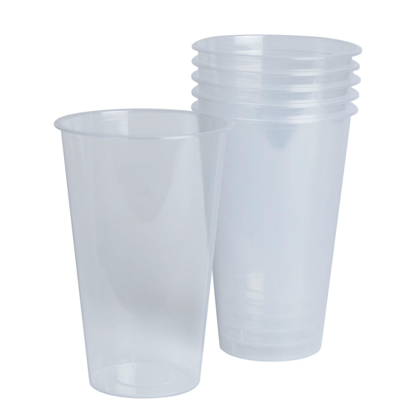 Återanvändbara ölglas 50 cl - 6 st.