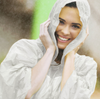 Regnponcho med huva