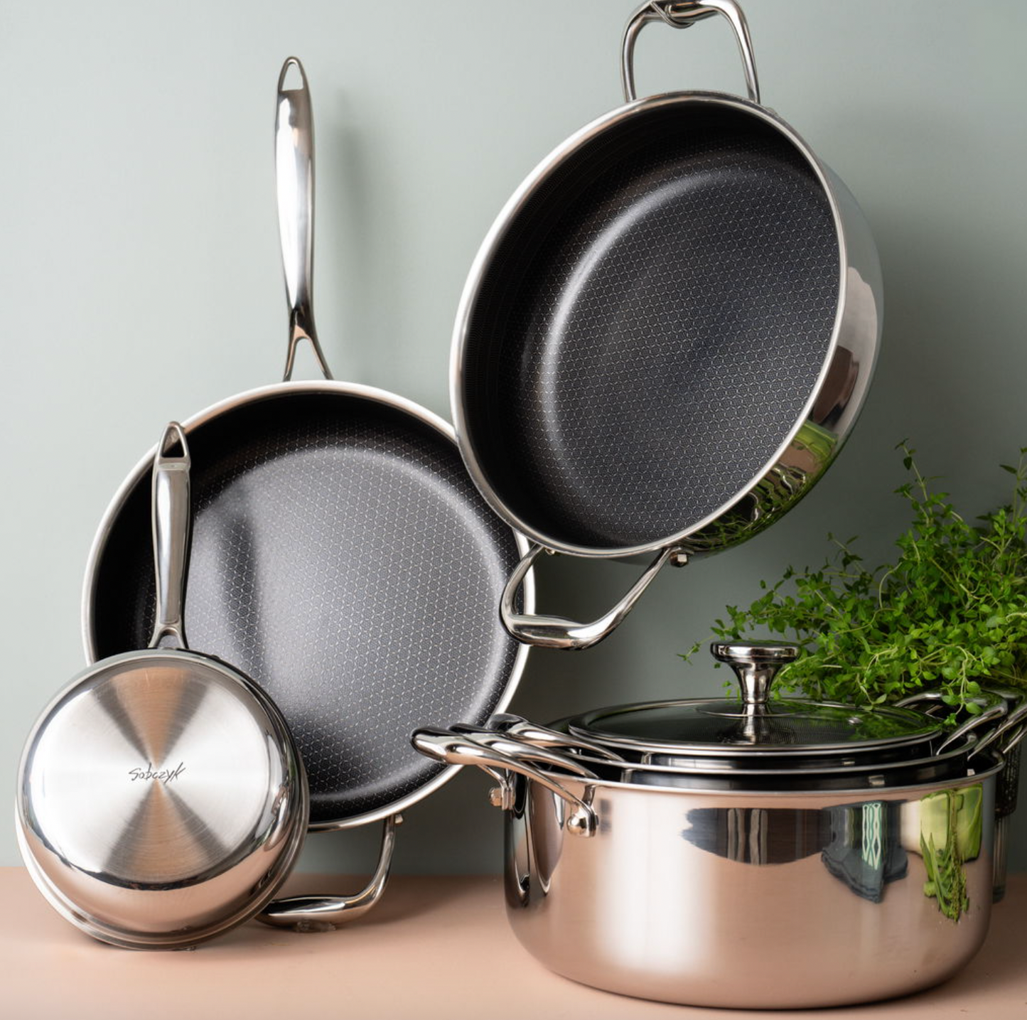 Sobczyk - Hybrid sauteuse med lock Ø28cm