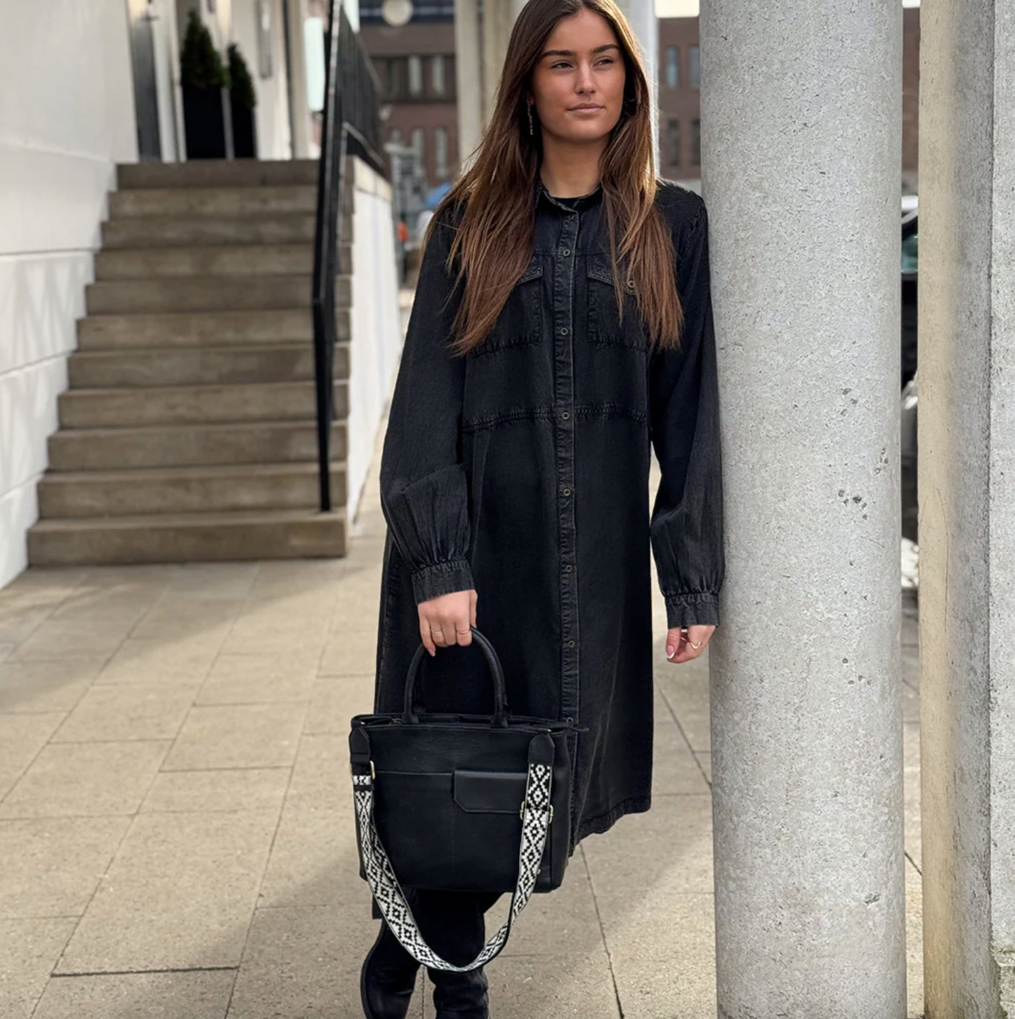 Klänning Victoria - Stengrå